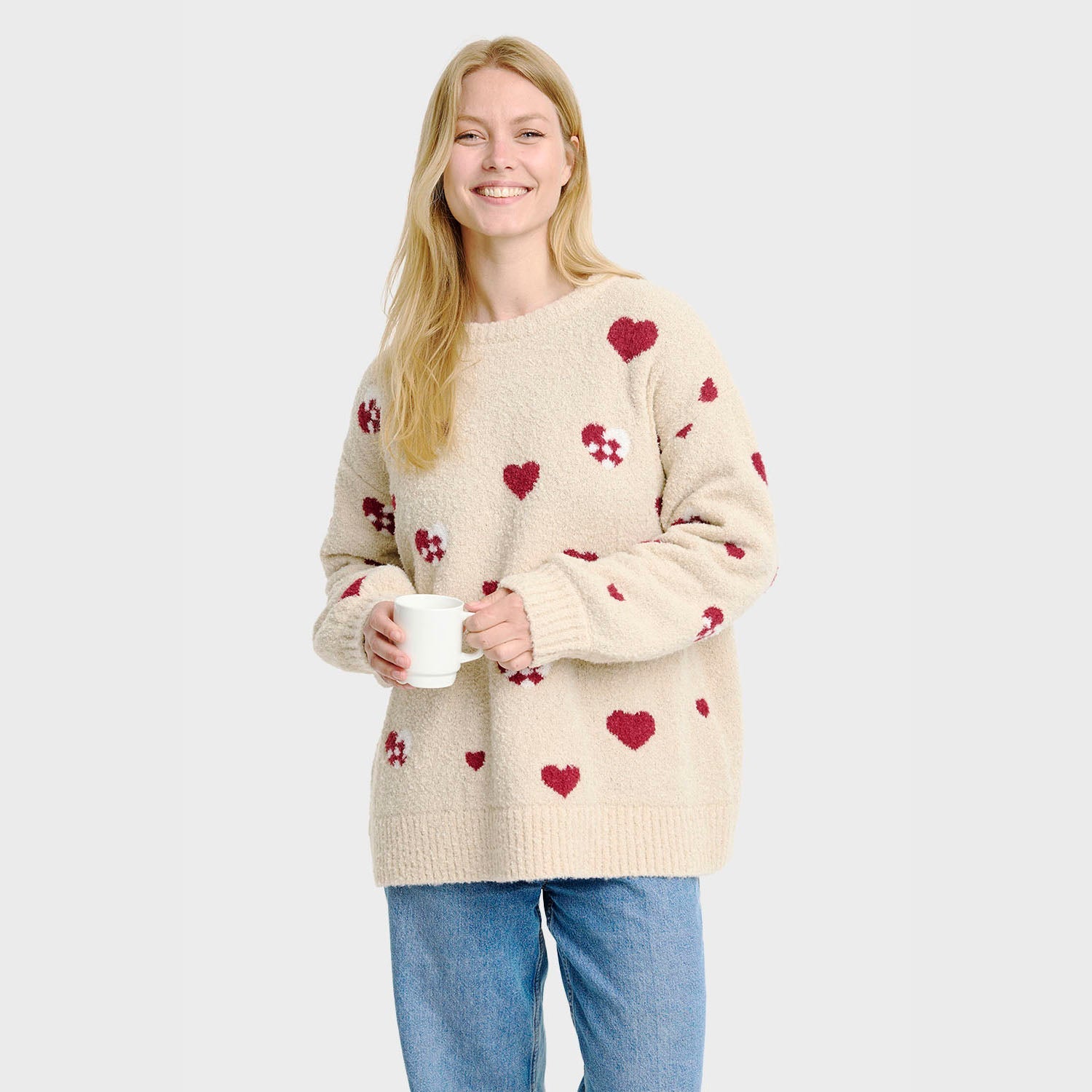Christmas Heart Sweater – Women